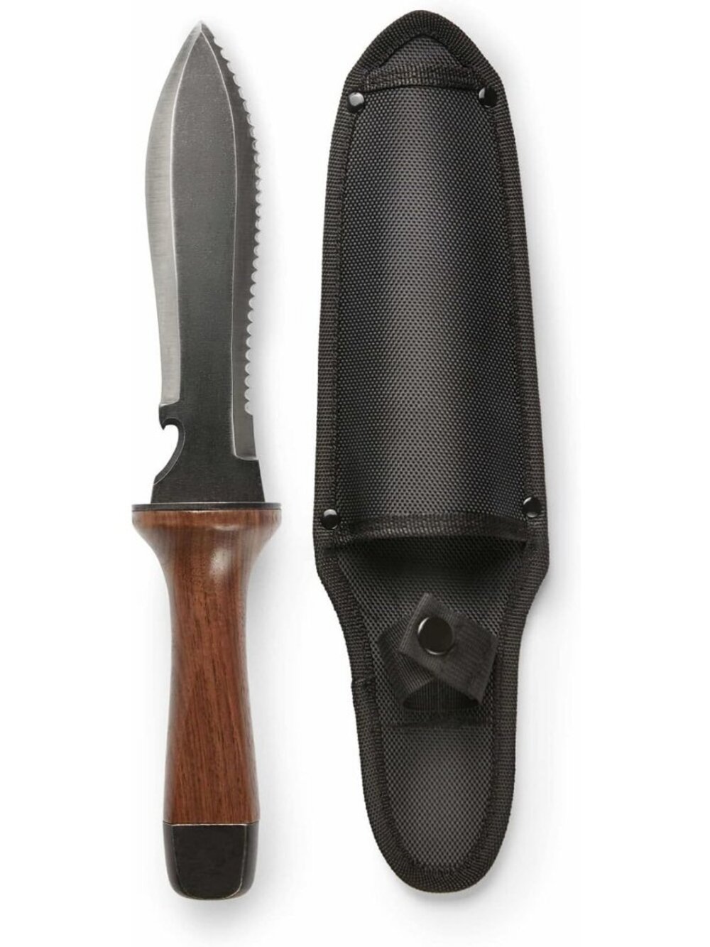 Ergonomic Japanese Garden Knife - 7" Blade Weeding Tool with Protective Case